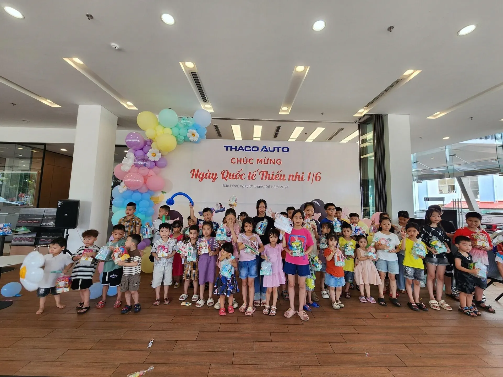 THACO AUTO Bắc Ninh tổ chức các hoạt động mừng ngày quốc tế thiếu nhi 1/6