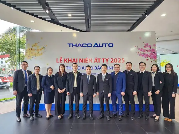 THACO AUTO BẮC NINH TƯNG BỪNG KHAI NIÊN ẤT TỴ 2025 - SẴN SÀNG CHO HÀNH TRÌNH MỚI