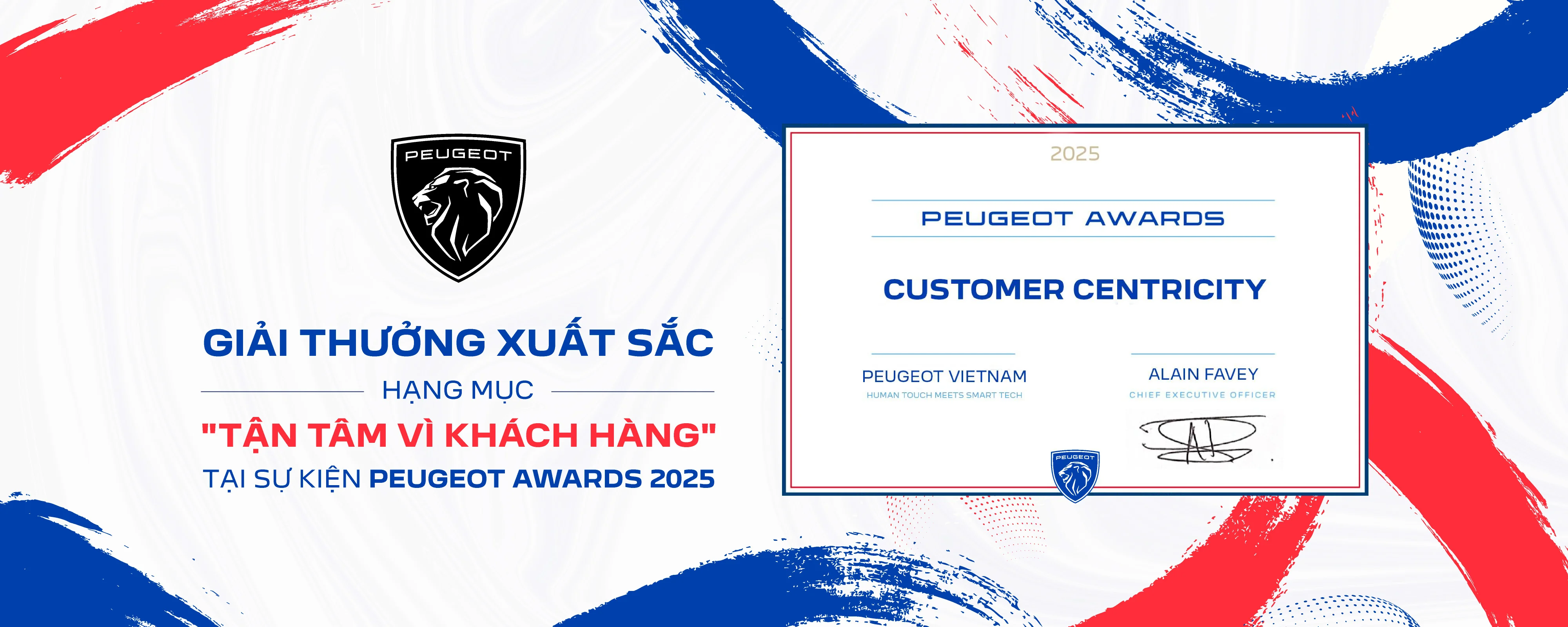 THACO AUTO TIẾP TỤC KHẲNG ĐỊNH DẤU ẤN TẠI PEUGEOT AWARD 2025